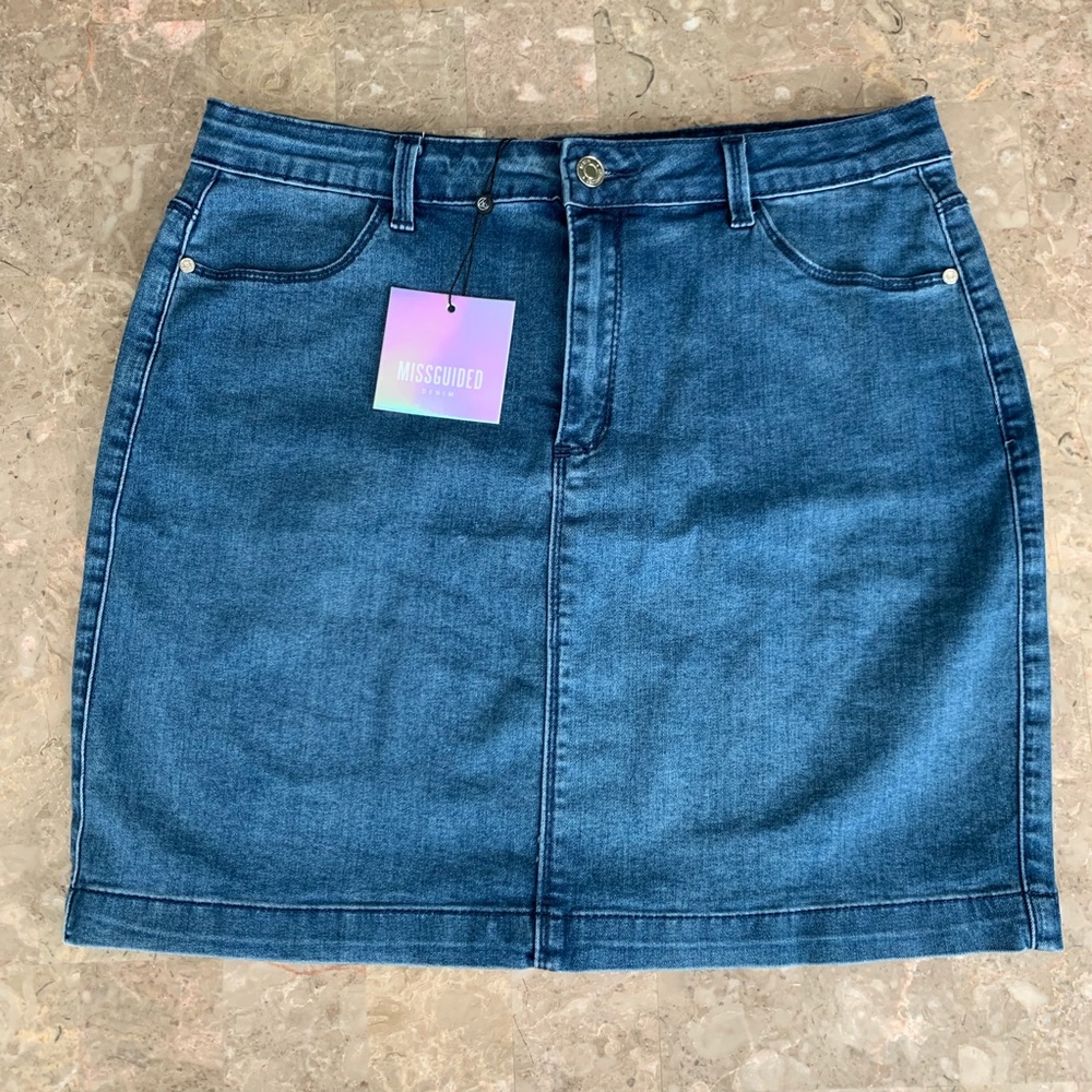 Blue Denim Skirt